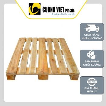 Pallet 1 mặt – Chắc chắn, bền bỉ, phù hợp cho vận chuyển và lưu trữ